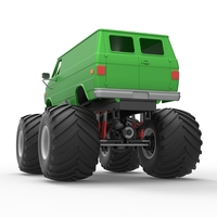 Diecast Monster Truck Van Scale 1:25 - Thumbnail 15