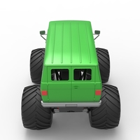 Diecast Monster Truck Van Scale 1:25 - Thumbnail 17