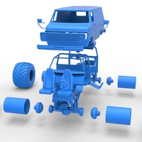 Diecast Monster Truck Van Scale 1:25 - Thumbnail 21