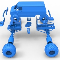 Diecast Monster Truck Van Scale 1:25 - Thumbnail 23