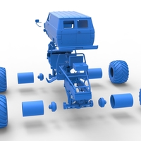Diecast Monster Truck Van Scale 1:25 - Thumbnail 25
