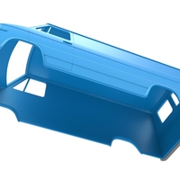 Diecast Vintage Van shell Scale 1:25 - Thumbnail 3