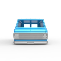Diecast Vintage Van shell Scale 1:25 - Thumbnail 5