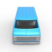 Diecast Vintage Van shell Scale 1:25 - Thumbnail 6