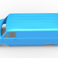 Diecast Vintage Van shell Scale 1:25 - Thumbnail 8