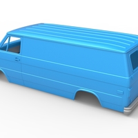 Diecast Vintage Van shell Scale 1:25 - Thumbnail 10