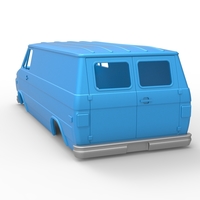 Diecast Vintage Van shell Scale 1:25 - Thumbnail 11