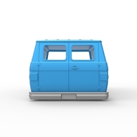 Diecast Vintage Van shell Scale 1:25 - Thumbnail 12