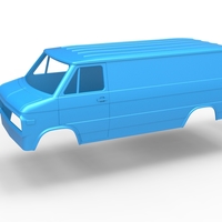 Diecast Vintage Van shell Scale 1:25 - Thumbnail 14