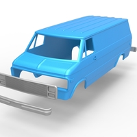 Diecast Vintage Van shell Scale 1:25 - Thumbnail 16