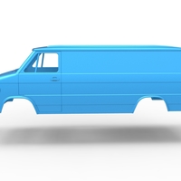 Diecast Vintage Van shell Scale 1:25 - Thumbnail 17