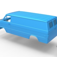 Diecast Vintage Van shell Scale 1:25 - Thumbnail 18