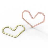 geo hear pendant - Thumbnail 2