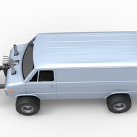 Pulling van 4wd Scale 1:25 - Thumbnail 10