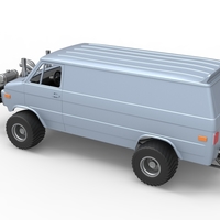 Pulling van 4wd Scale 1:25 - Thumbnail 12