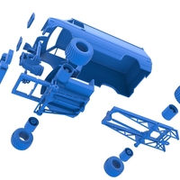 Pulling van 4wd Scale 1:25 - Thumbnail 19