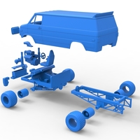 Pulling van 4wd Scale 1:25 - Thumbnail 23