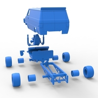 Pulling van 4wd Scale 1:25 - Thumbnail 24