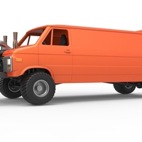 Pulling van 4wd Version 2 Scale 1:25 - Thumbnail 2