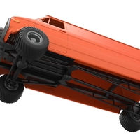 Pulling van 4wd Version 2 Scale 1:25 - Thumbnail 3