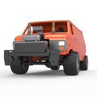 Pulling van 4wd Version 2 Scale 1:25 - Thumbnail 6