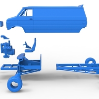 Pulling van 4wd Version 2 Scale 1:25 - Thumbnail 21