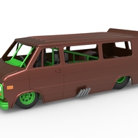 Dragster Van Scale 1:25 - Thumbnail 1
