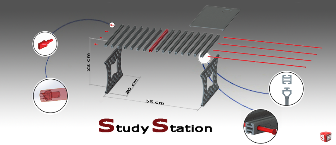 STUDY STATION TABLE 3D Print 529607