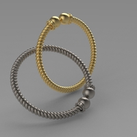 twisted baby bangle - Thumbnail 4