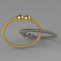 twisted baby bangle - Thumbnail 7