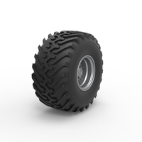 Wheel from vintage monster truck 1:25 - Thumbnail 2
