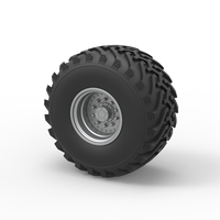 Wheel from vintage monster truck 1:25 - Thumbnail 7