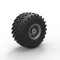 Wheel from vintage monster truck 1:25 - Thumbnail 9