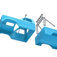 Shell of vintage Ranger Monster Truck 1:25 - Thumbnail 15