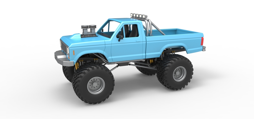 Vintage Monster Truck 1:25 3D Print 529765