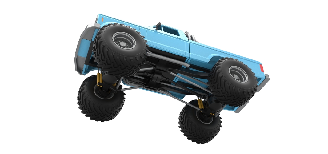 Vintage Monster Truck 1:25 3D Print 529767