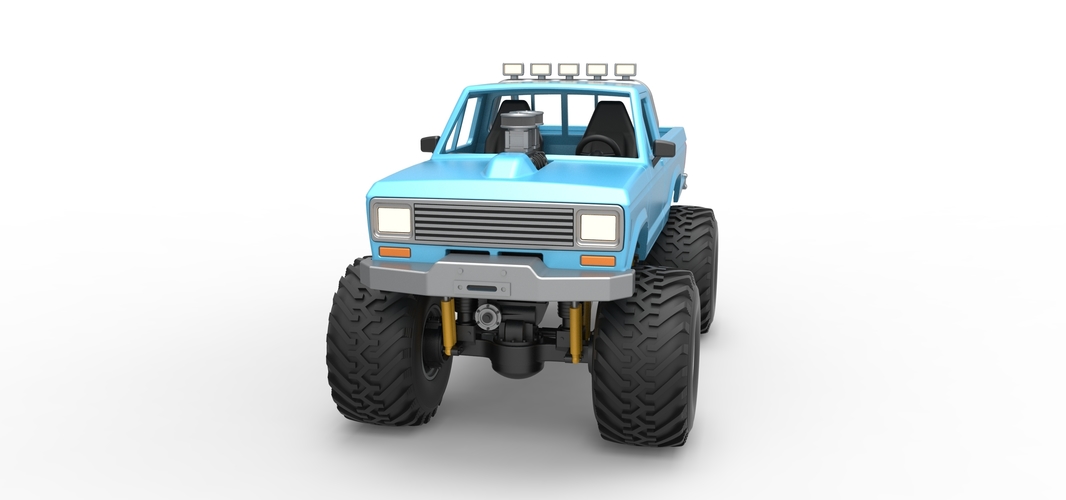 Vintage Monster Truck 1:25 3D Print 529768