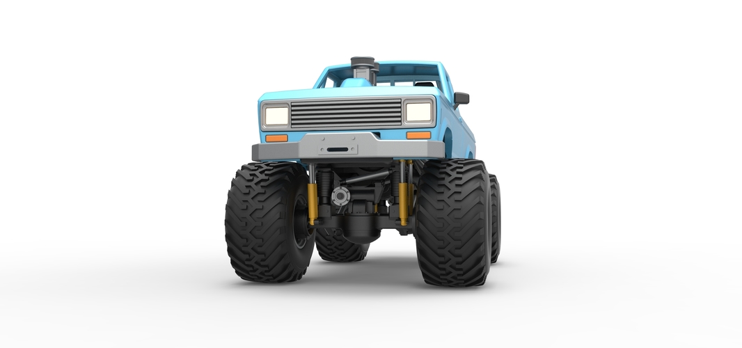 Vintage Monster Truck 1:25 3D Print 529769