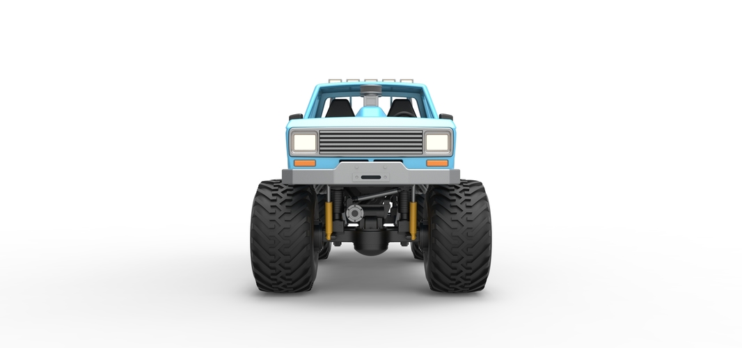 Vintage Monster Truck 1:25 3D Print 529770