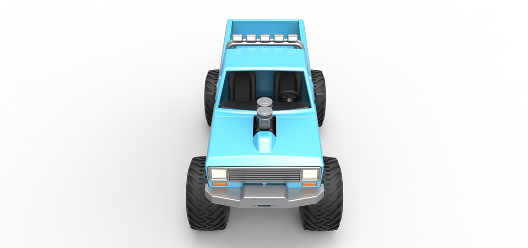 Vintage Monster Truck 1:25 3D Print 529771