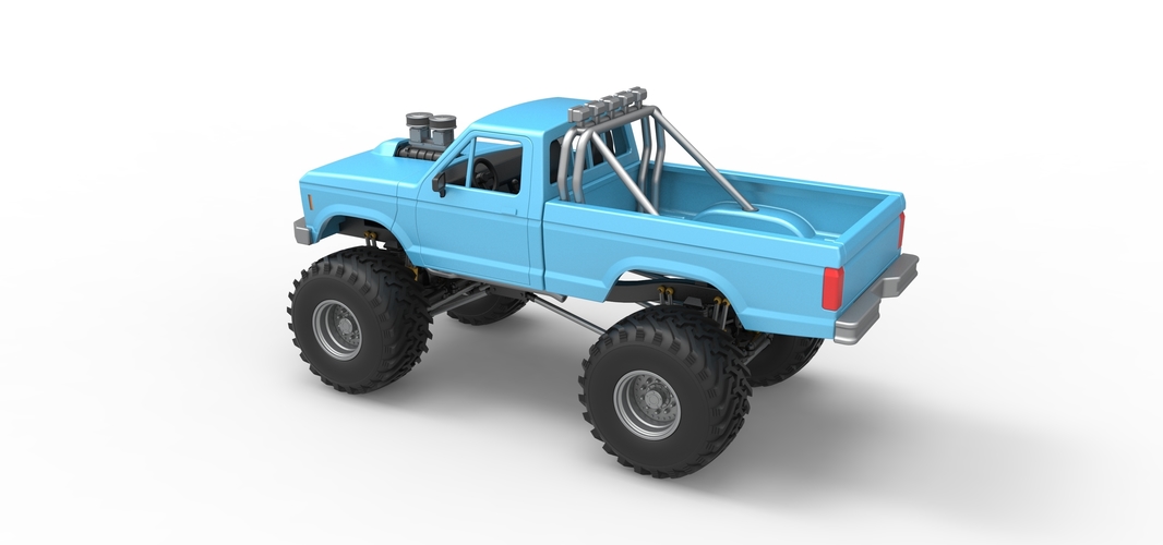 Vintage Monster Truck 1:25 3D Print 529775