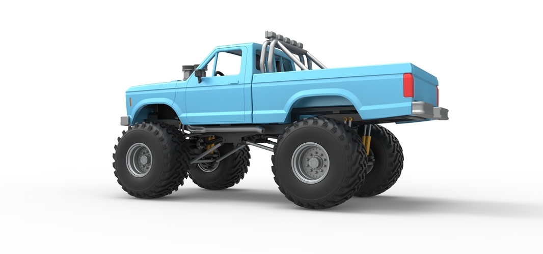 Vintage Monster Truck 1:25 3D Print 529776