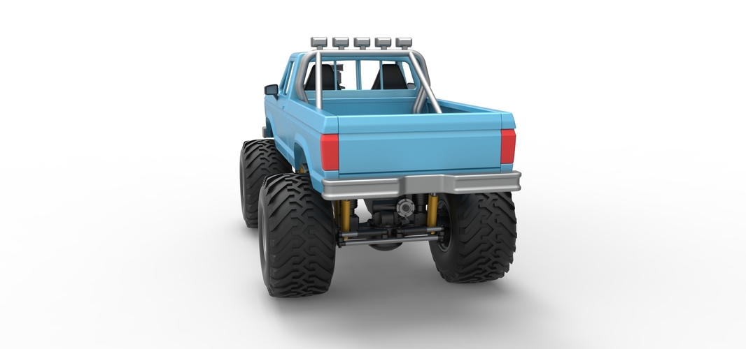 Vintage Monster Truck 1:25 3D Print 529777