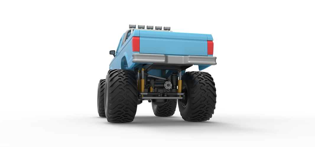 Vintage Monster Truck 1:25 3D Print 529778