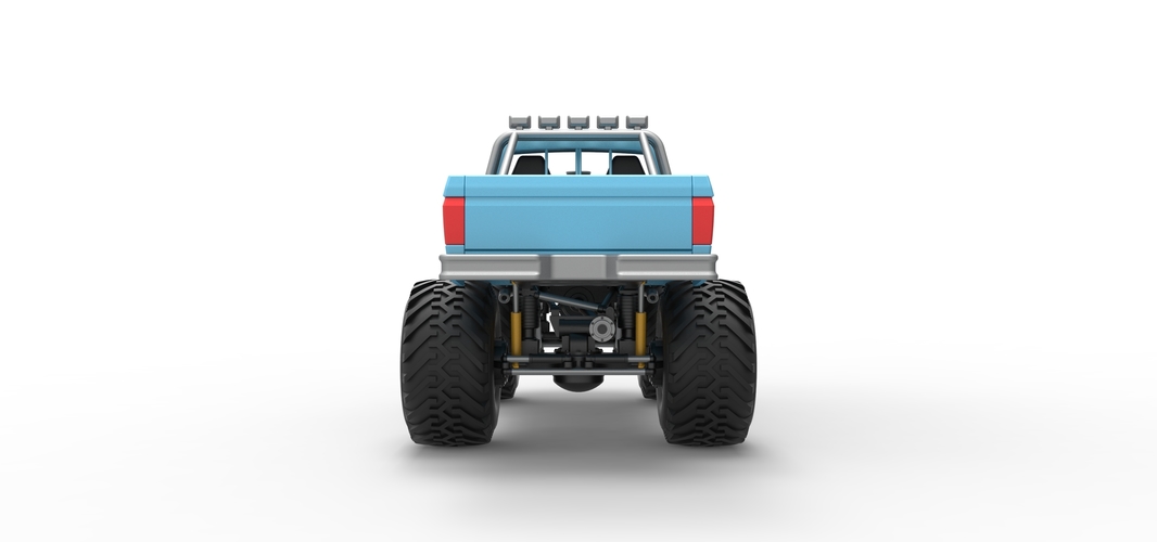 Vintage Monster Truck 1:25 3D Print 529779