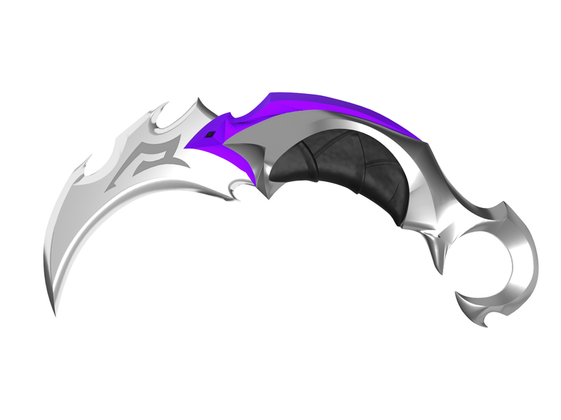 Karambit Reaver VALORANT Modelo de impresión 3D