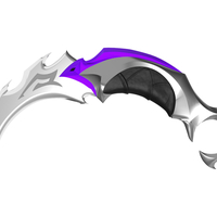 Karambit Reaver VALORANT Modelo de impresión 3D - Thumbnail 1
