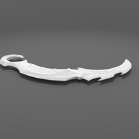 Karambit Reaver VALORANT Modelo de impresión 3D - Thumbnail 3
