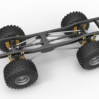 Chassis of vintage Ranger monster truck 1:25 - Thumbnail 4