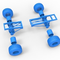 Chassis of vintage Ranger monster truck 1:25 - Thumbnail 16